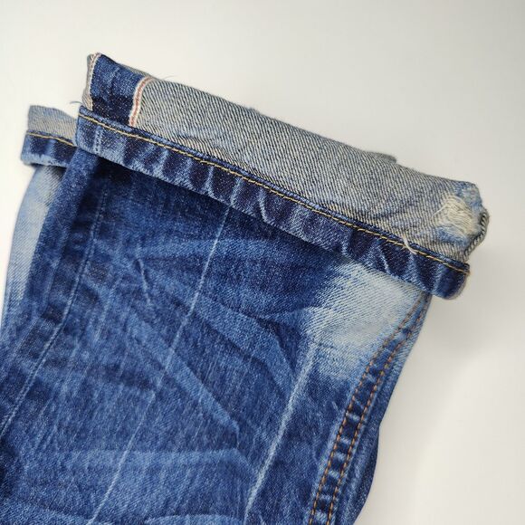 Cult of Individuality Jeans Japanese Selvedge Denim Rebel Straight Size 30x34 - Picture 5 of 8